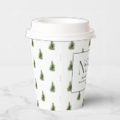 ノエルモダンタイポグラフィビジネスクリスマスホリデイ 紙コップ (右)