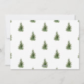 ノエルモダンタイポグラフィビジネスクリスマス シーズンカード (裏面)