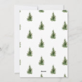 ノエルモダンタイポグラフィ企業のホリデークリスマス シーズンカード (裏面)