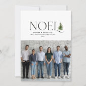 ノエルモダンタイポグラフィ1枚の写企業の真 シーズンカード (正面)