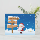 ノエル招待状デフェテデバカンスデサンタ 招待状 (スタンド正面)