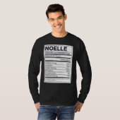 ノエル栄養情報問題解決懸命 Tシャツ (正面フル)
