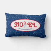 ノエル格言スノーウィークリスマス ランバークッション (裏面)