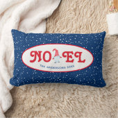 ノエル格言スノーウィークリスマス ランバークッション (ブランケット)