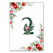 ノエル植物表結婚2のテーブル番号 テーブルナンバー (裏面)