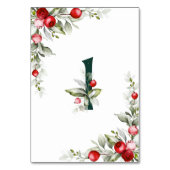 ノエル植物表1結婚のテーブル番号 テーブルナンバー (正面)