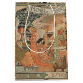 ノエル1893ヴィンテージクリスマス抱き枕 ミディアムペーパーバッグ (正面)