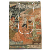 ノエル1893ヴィンテージクリスマス抱き枕 ミディアムペーパーバッグ (裏面)