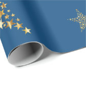 ノエル クラシック ブルー ホリデー ラッピングペーパー (ロールコーナー)