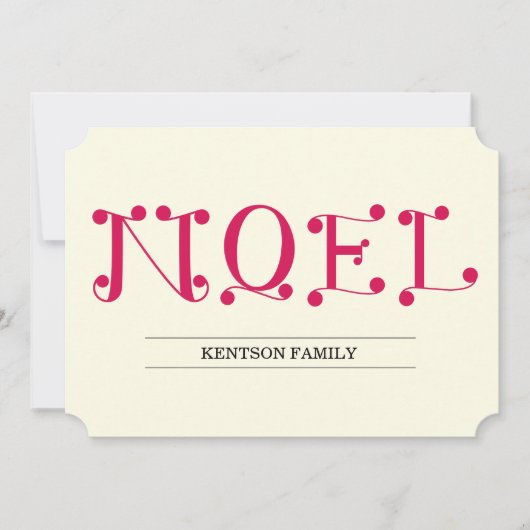 ノエル シーズンカード (正面)