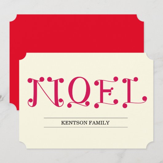 ノエル シーズンカード (正面/裏面)