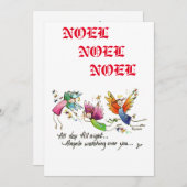 ノエル·ハッピー·エンカラフルジェルズがあなたを見守る シーズンカード (正面/裏面)