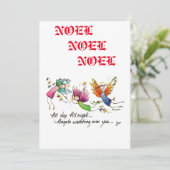 ノエル·ハッピー·エンカラフルジェルズがあなたを見守る シーズンカード (スタンド正面)