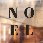 ノエル |ブラックモダントレンディーのクリスタイリッシュスマス ウィンドウサイン (シート2)