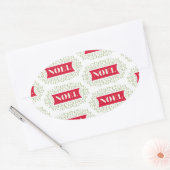 ノエル 楕円形シール (封筒)