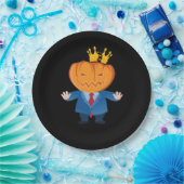 ノキングストランプキンパンプキンクラシック ペーパープレート (パーティー)