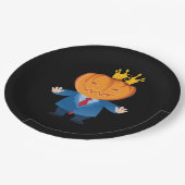 ノキングストランプキンパンプキンクラシック ペーパープレート (アングル)