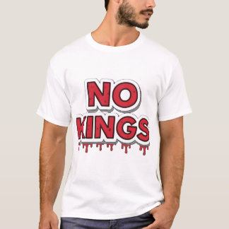 ノキングスドリッティングホラーフォントデザイン Tシャツ