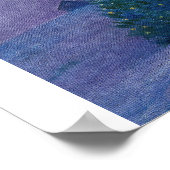 ノクターウィンターワンダーランドクリスマスパイン ポスター (角)