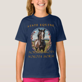 ノコタ・ホース ノースダコタ準州 Tシャツ