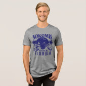 ノコミスビーチフロリダシャツ トライブレンドＴシャツ (正面全面)