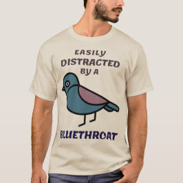 ノゴイロムシクイに気を取られやすいバードウォッチャー Tシャツ