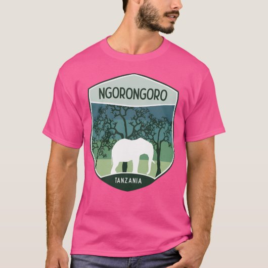 ノゴロンゴロタンザニア Tシャツ (正面)