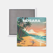 ノサラコスタリカ旅行 マグネット (正面/裏面)