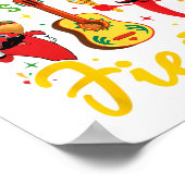 ノシエスタレッスフィエスタソンブレロシンコデマヨパーティー ポスター (角)