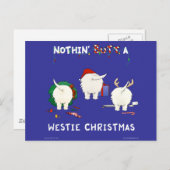 ノシンお尻アウェスティークリスマス シーズンポストカード (正面/裏面)