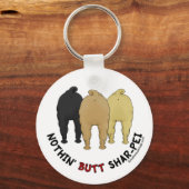 ノシンお尻シャールペイ キーホルダー (正面)
