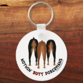 ノシンお尻ドベルマン キーホルダー (正面)