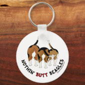 ノシンお尻ビーグル キーホルダー (正面)