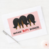 ノシンお尻ベルナー 長方形シール (封筒)