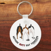 ノシンお尻ラットテリア キーホルダー (正面)