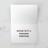 ノシンお尻Aチワワクリスマス シーズンカード (内部)