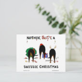 ノシンのお尻Aスイッシーのクリスマス シーズンポストカード (スタンド正面)