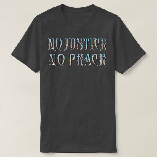 ノジャスティノピースオリジナルレトロデザイン Tシャツ (デザイン正面)