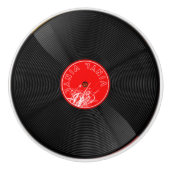 ノスタルジアへの溝 – レトロレコード セラミックノブ (正面)