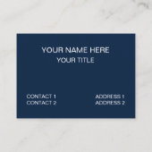 ノスタルジアゴールデン日カセットテープ 名刺 (裏面)