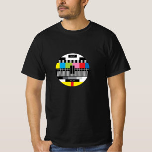 ノスタルジアレトロTV信号なし画面 Tシャツ