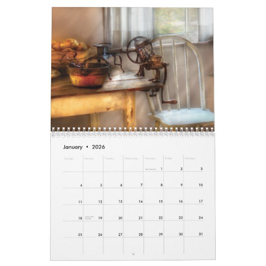 ノスタルジアIV -過去の記憶 カレンダー (1月 2026)