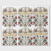 ノスタルジックなエレガンス引用文ラッピングシート ラッピングペーパー (フラット)