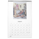 ノスタルジックなカレンダー カレンダー (3月 2027)