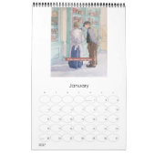 ノスタルジックなカレンダー カレンダー (1月 2027)