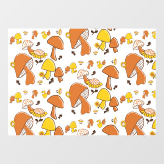 ノスタルジックなキノコ型 ウィンドウサイン