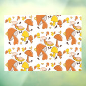 ノスタルジックなキノコ型 ウィンドウサイン (シート3)