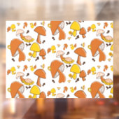 ノスタルジックなキノコ型 ウィンドウサイン (シート2)