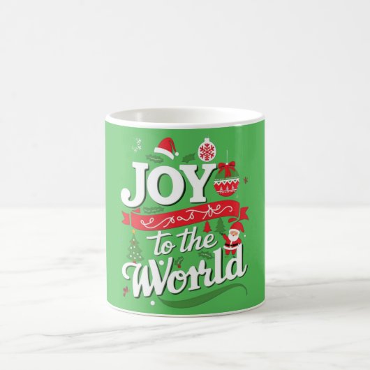 ノスタルジックなクリスマスのためのヴィンテージマグス コーヒーマグカップ (中央)