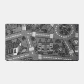 ノスタルジックなトラックカーカーロード、90s小児期 デスクマット (正面)